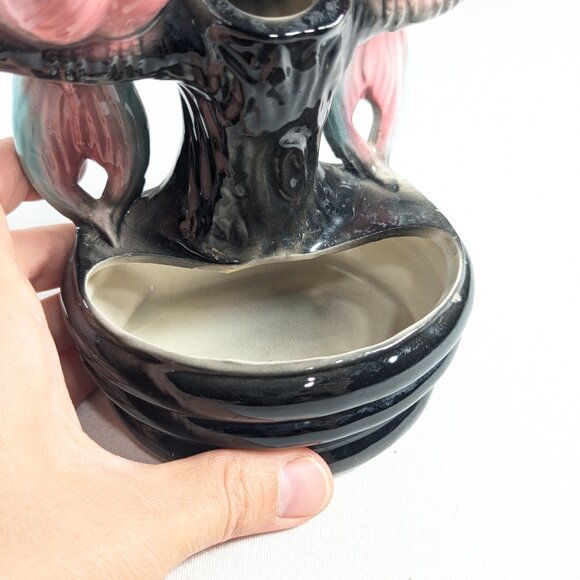 AS-IS Maddux of California Colourful Bird Planter Figurine Vase - Picture 10 of 12